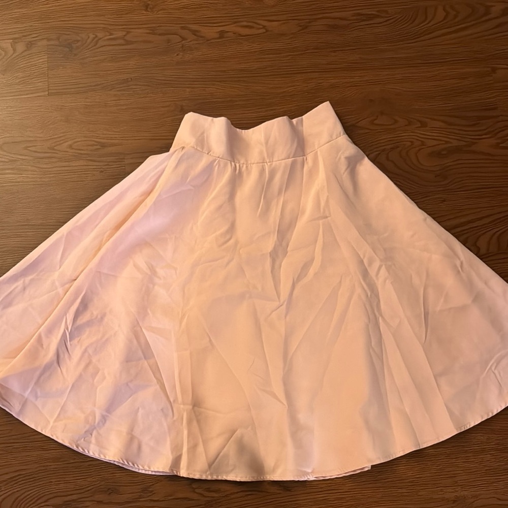 Elegant Peach A-Line Skirt